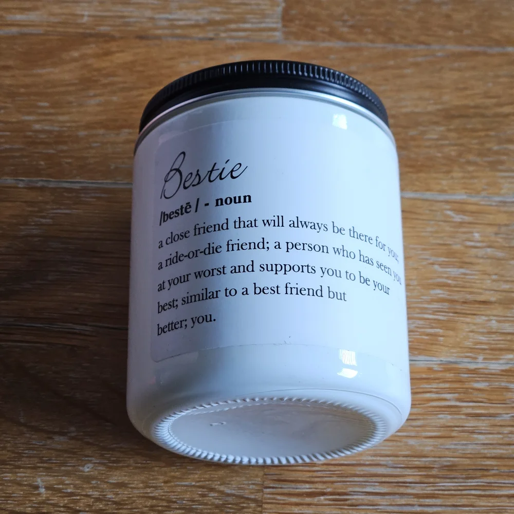 Bestie Definition Candle - 7 oz. Gift Friend Sister Mother Daughter Cousin Aunt